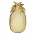 DECORATIE SCHAAL ANANAS 6PR4774 40*22*4 CM GOUDKLEURIG KUNSTSTOF